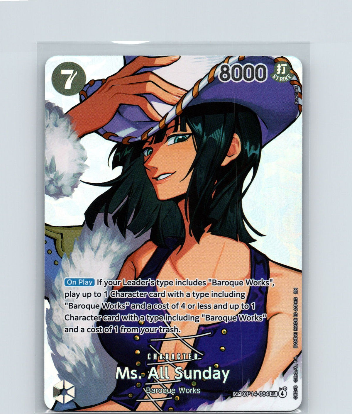 Ms. All Sunday (SP) Foil SR The Time of Battle OP14-084 NM