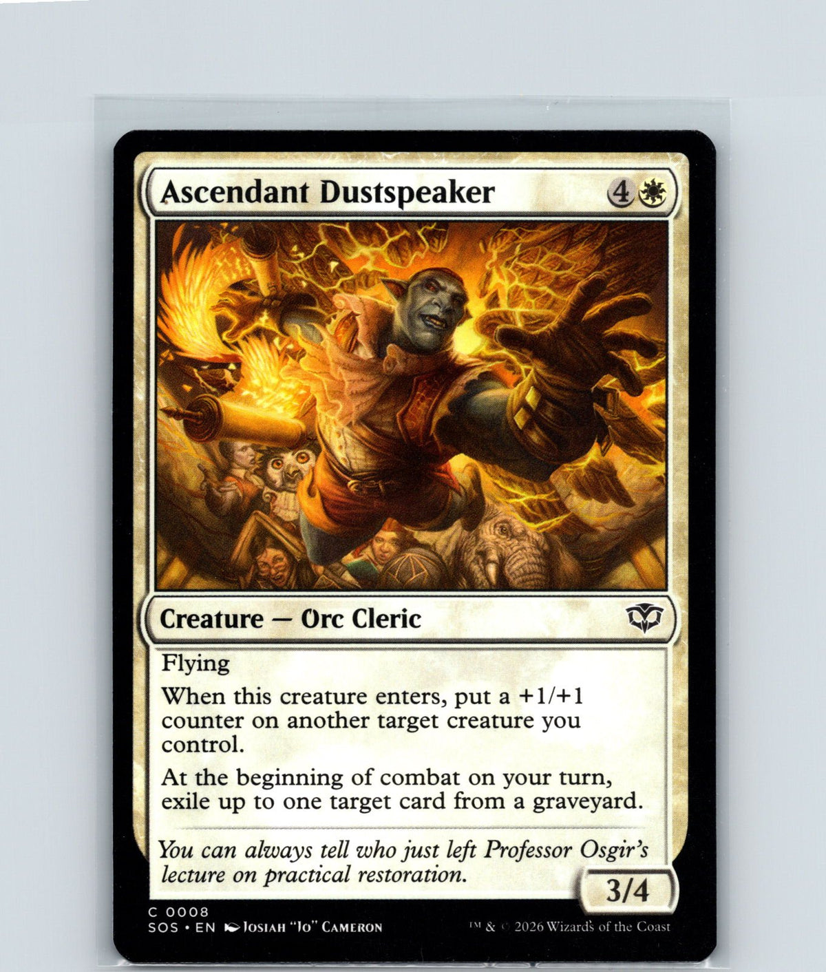 Ascendant Dustspeaker C Secrets of Strixhaven 8 NM