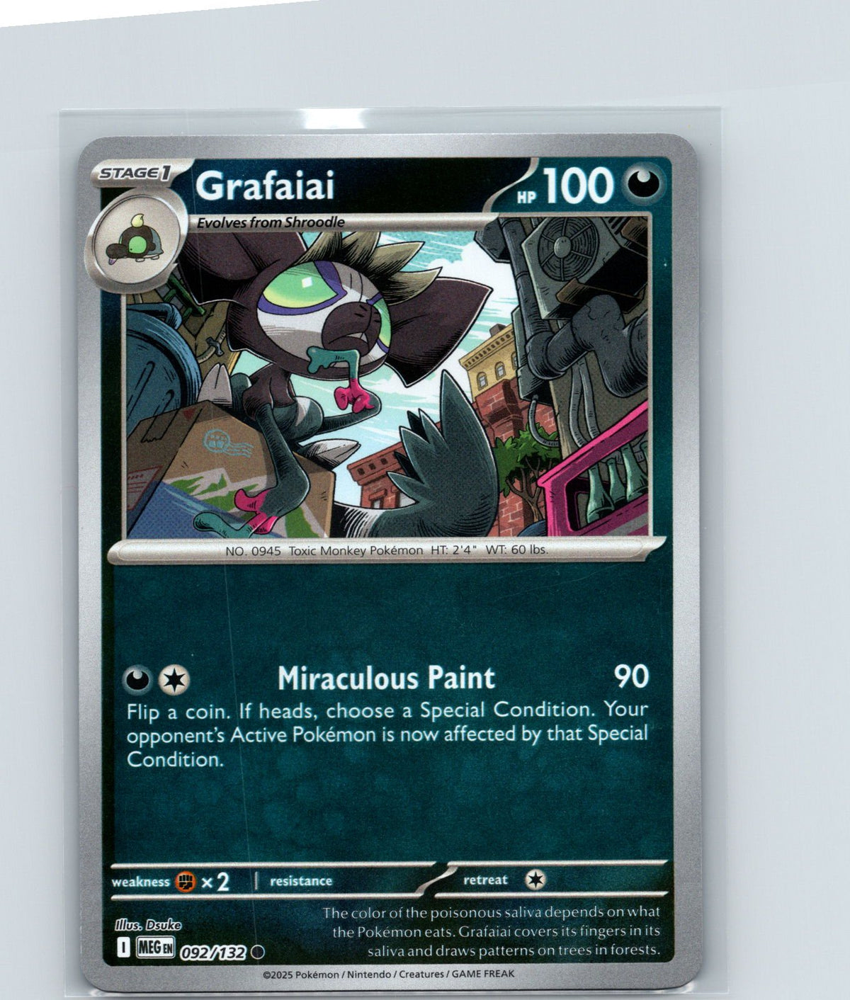 Grafaiai Common ME01: Mega Evolution 092/132 NM