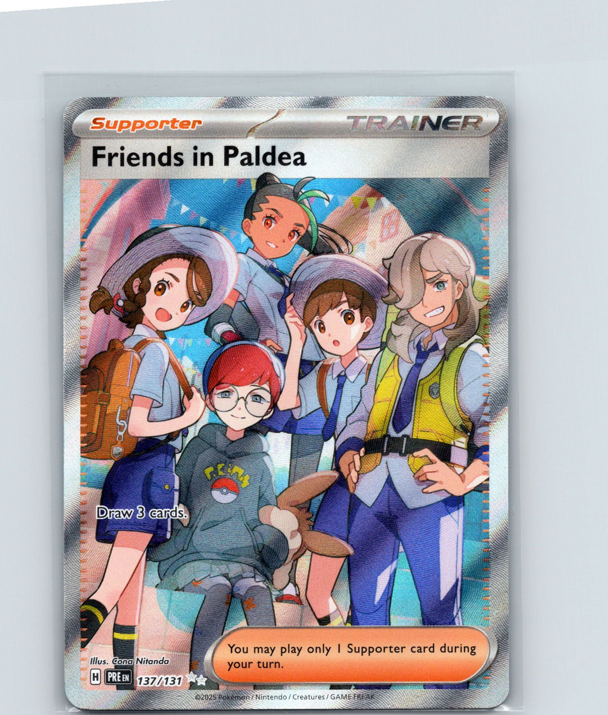 Friends in Paldea Holo Ultra Rare SV: Prismatic Evolutions 137/131 NM