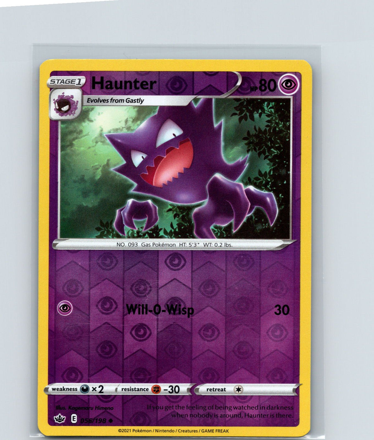 Haunter Uncommon SWSH06: Chilling Reign 056/198 NM