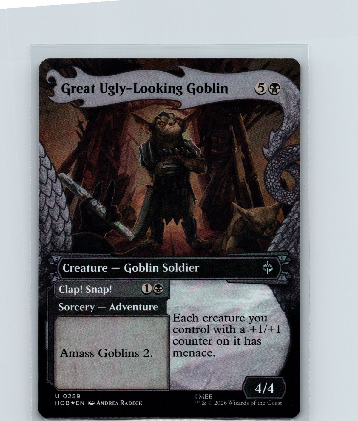 Great Ugly-Looking Goblin (Showcase) (Surge Foil) Foil U The Hobbit 259 NM