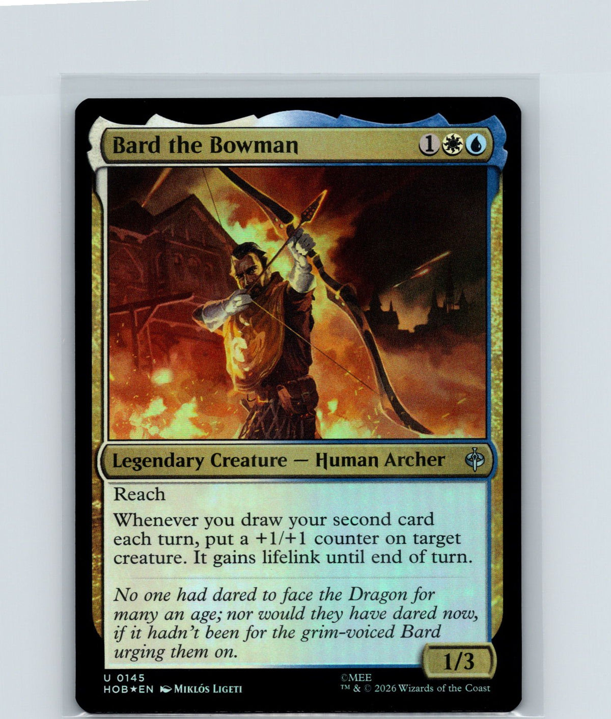 Bard the Bowman Foil U The Hobbit 145 NM