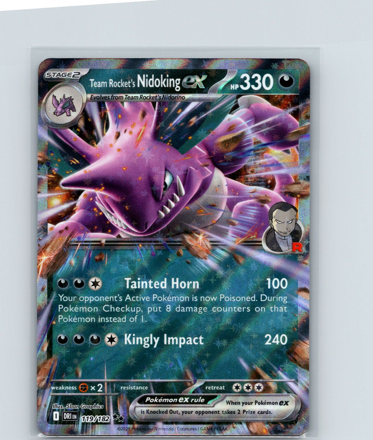 Team Rocket's Nidoking ex Holo Promo SV: Scarlet & Violet Promo Cards 217 NM