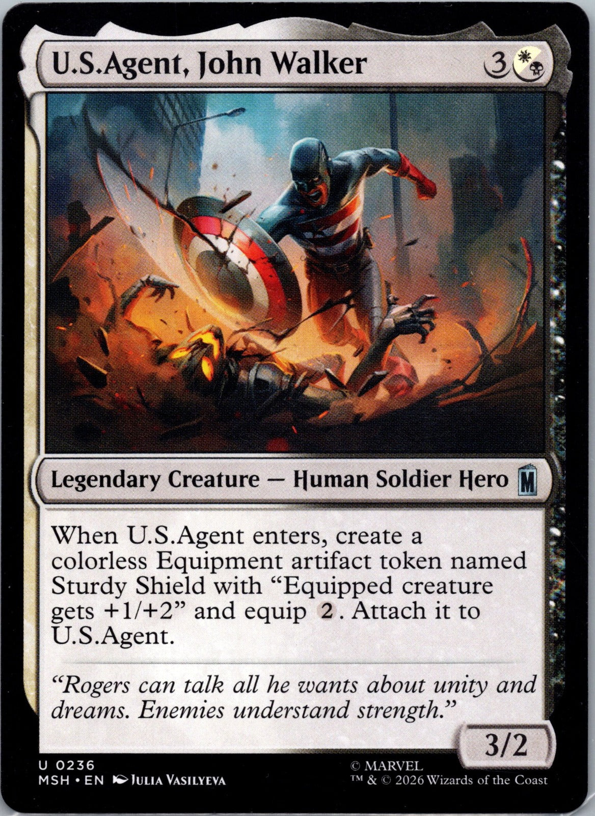 U.S.Agent, John Walker U Marvel Super Heroes 236 NM