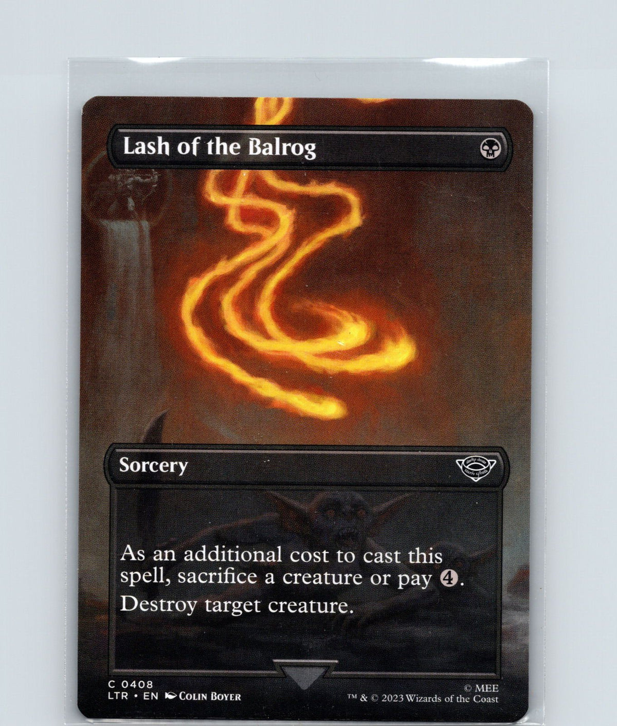 Lash of the Balrog (Borderless) C Universes Beyond: The Lord of the Rings 408 NM