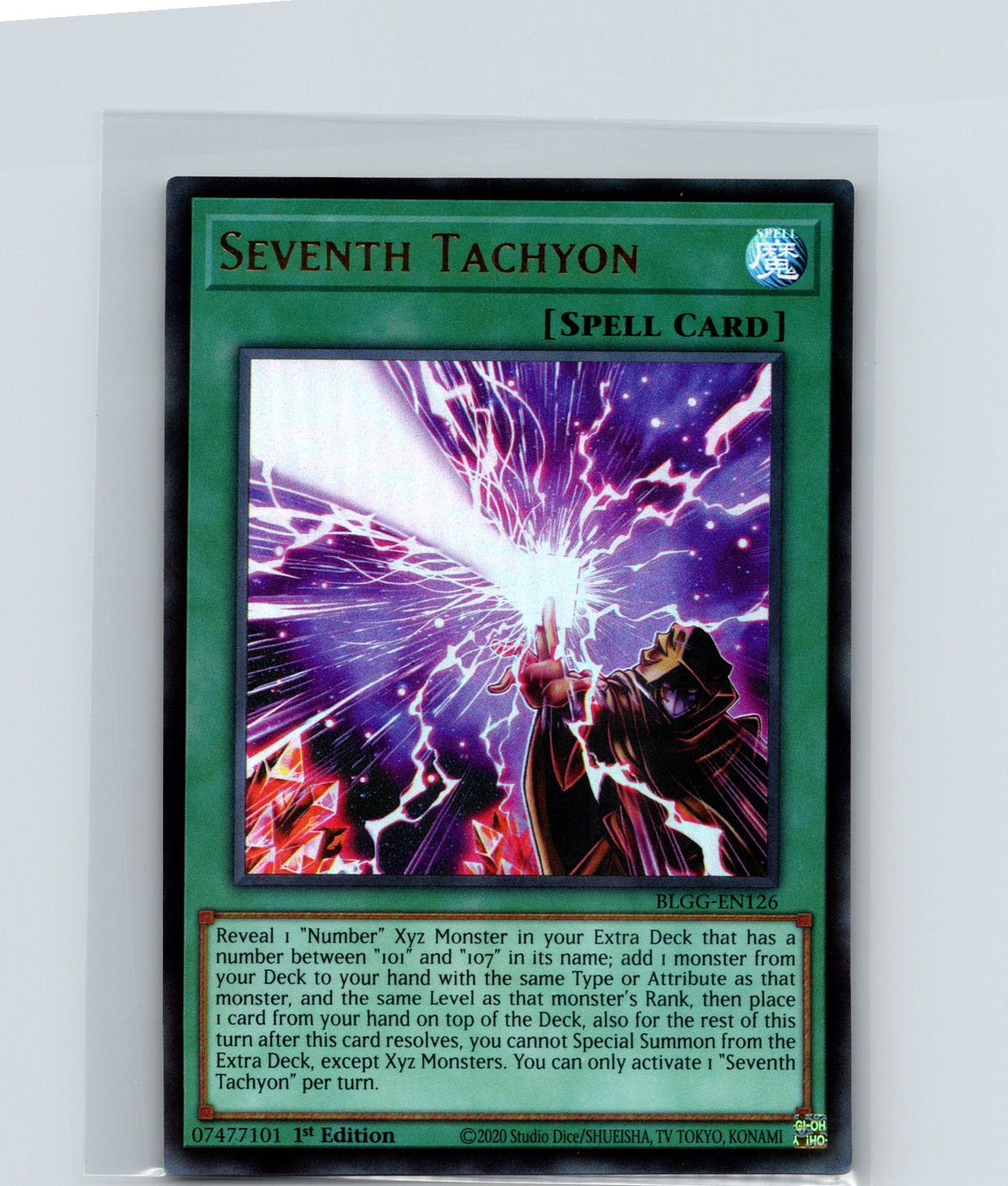 Seventh Tachyon 1st Edition Ultra Rare BLGG-EN126 NM