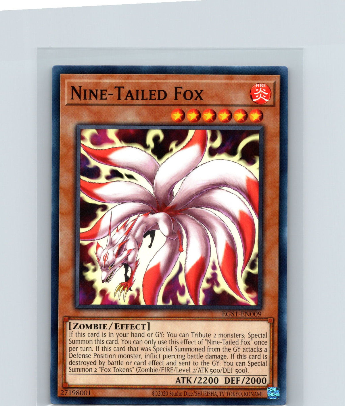 Nine-Tailed Fox Unlimited Common Egyptian EGS1-EN009 NM