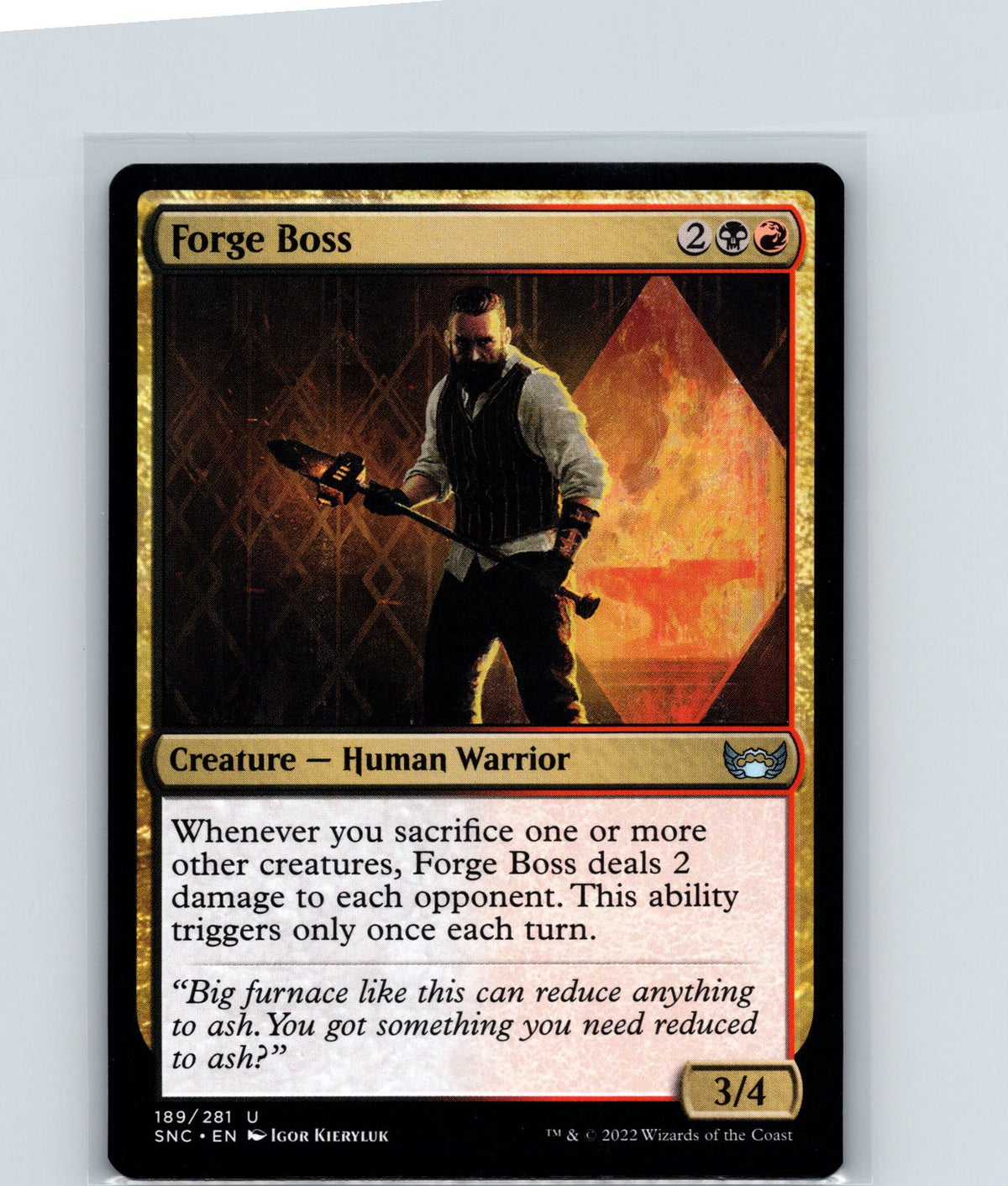 Forge Boss U Streets of New Capenna 189 NM
