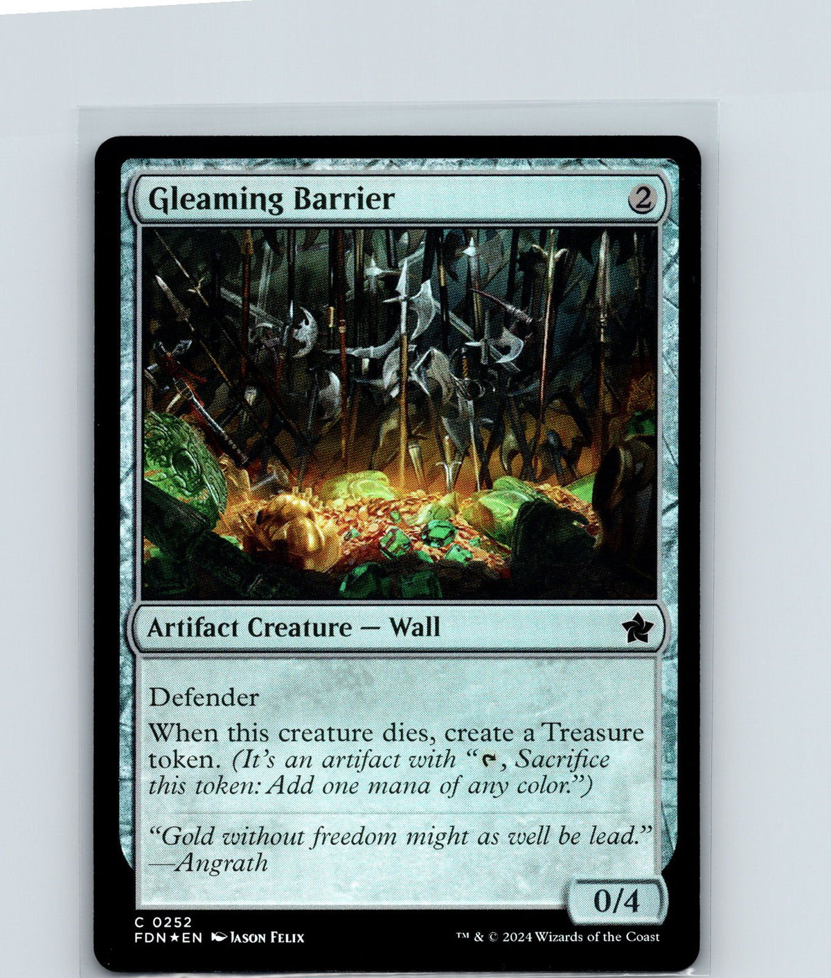 Gleaming Barrier Foil C Foundations 252 NM