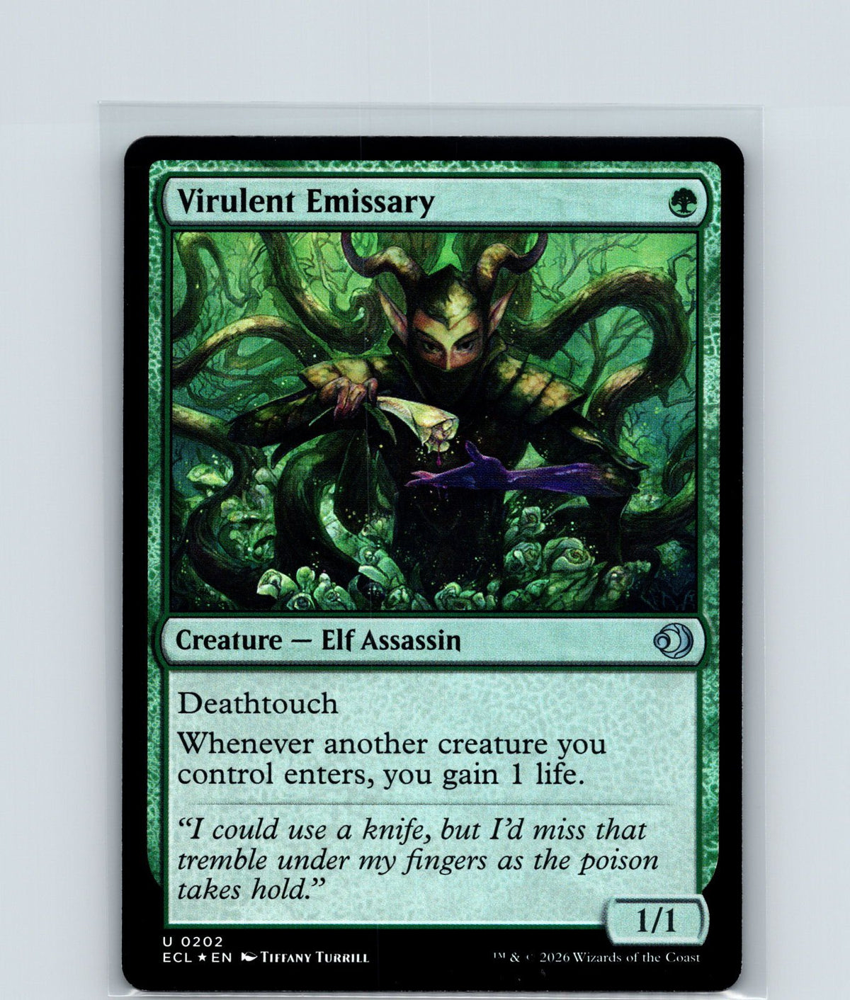Virulent Emissary Foil U Lorwyn Eclipsed 202 NM