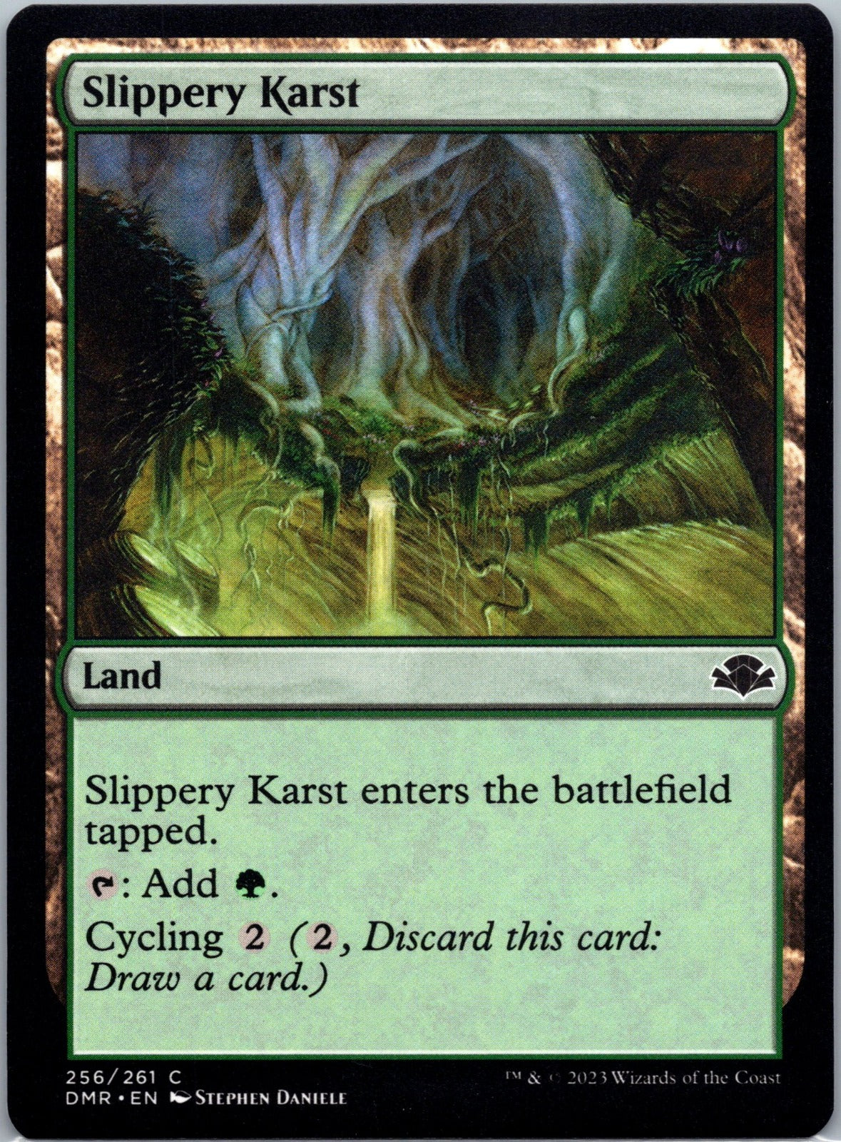 Slippery Karst C Dominaria Remastered 256 NM