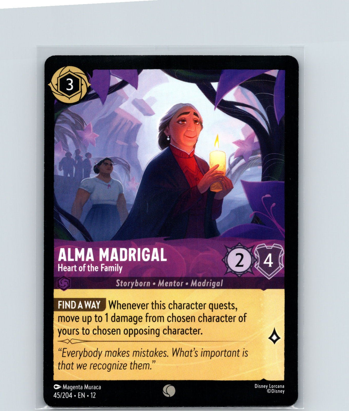 Alma Madrigal - Heart of the Family Common Wilds Unknown 45/204 NM