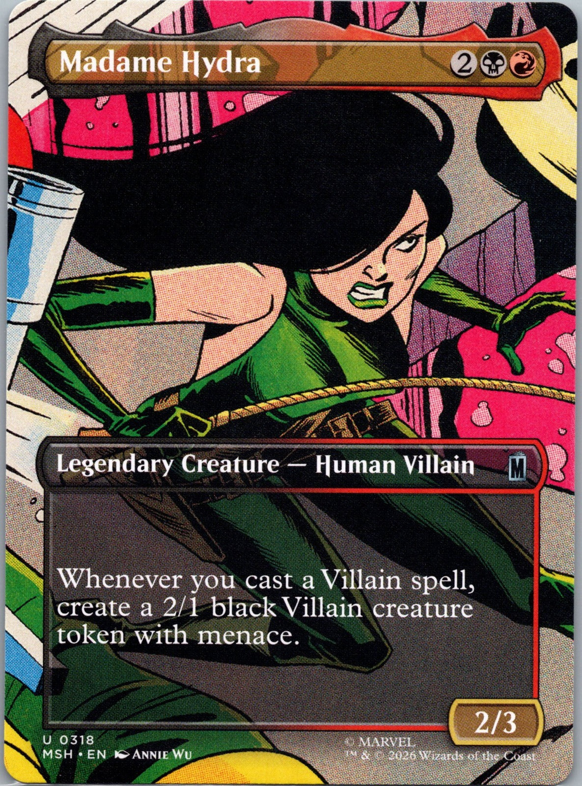 Madame Hydra (Borderless) U Marvel Super Heroes 318 NM