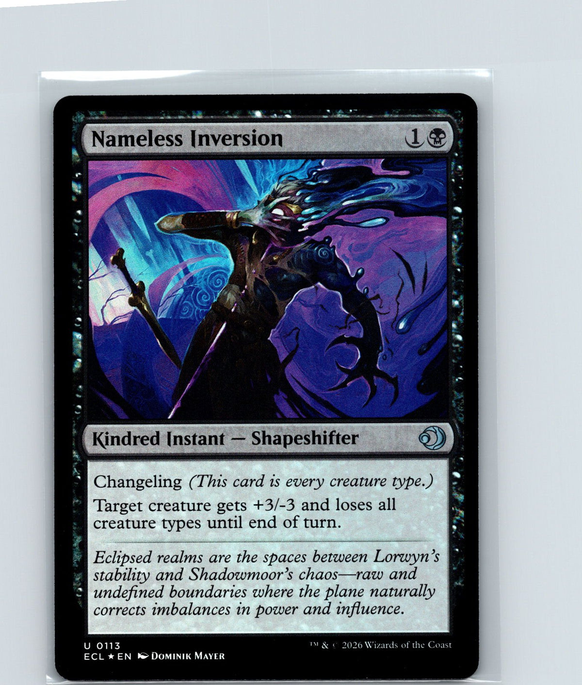 Nameless Inversion Foil U Lorwyn Eclipsed 113 NM