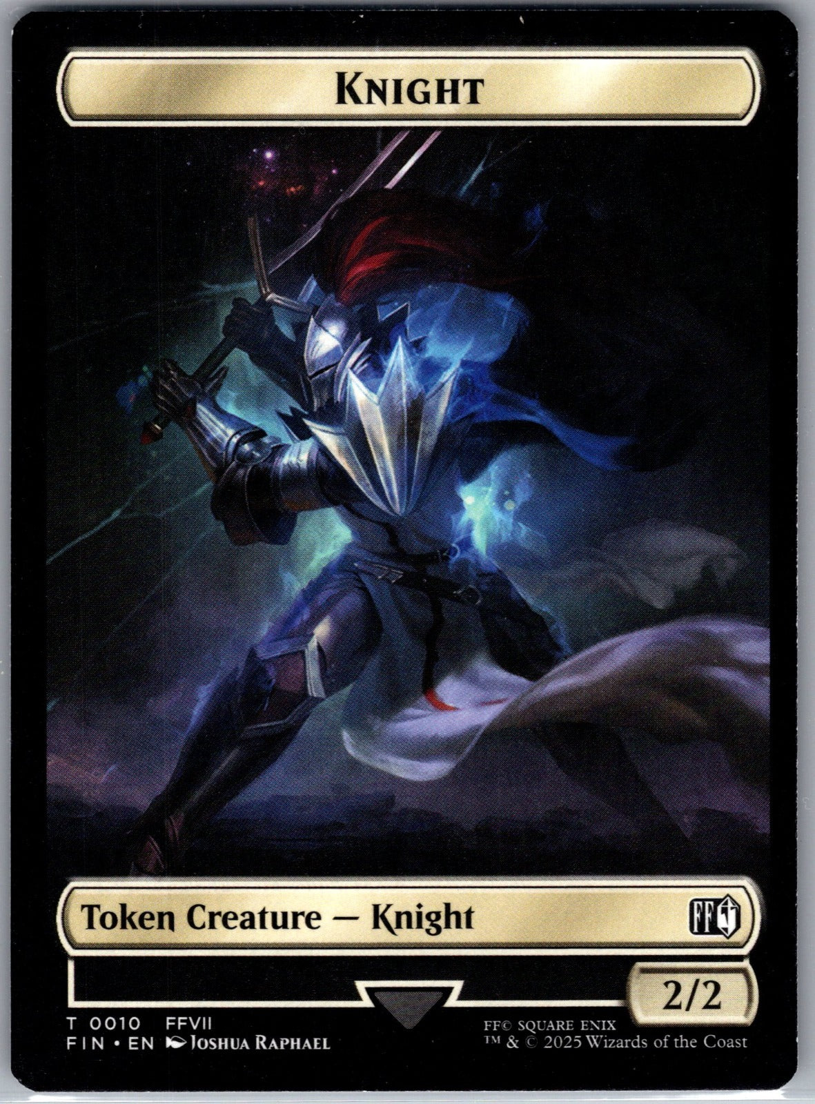 Hero (0003) // Knight Double-Sided Token T FINAL FANTASY 3 // 10 NM