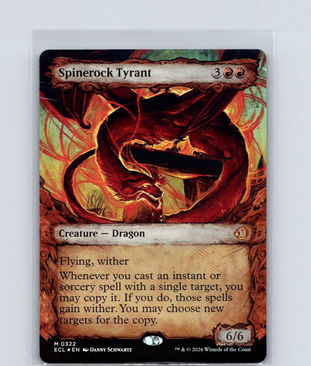 Spinerock Tyrant (Showcase) Foil M Lorwyn Eclipsed 322 NM