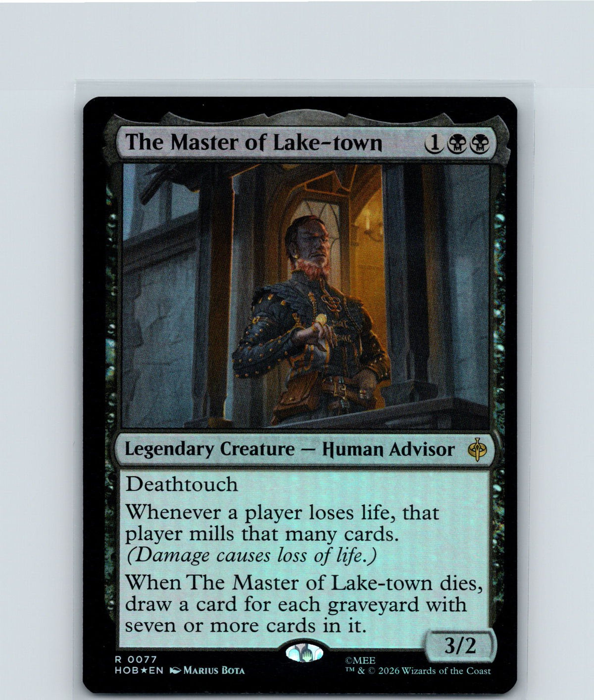 The Master of Lake-town Foil R The Hobbit 77 NM