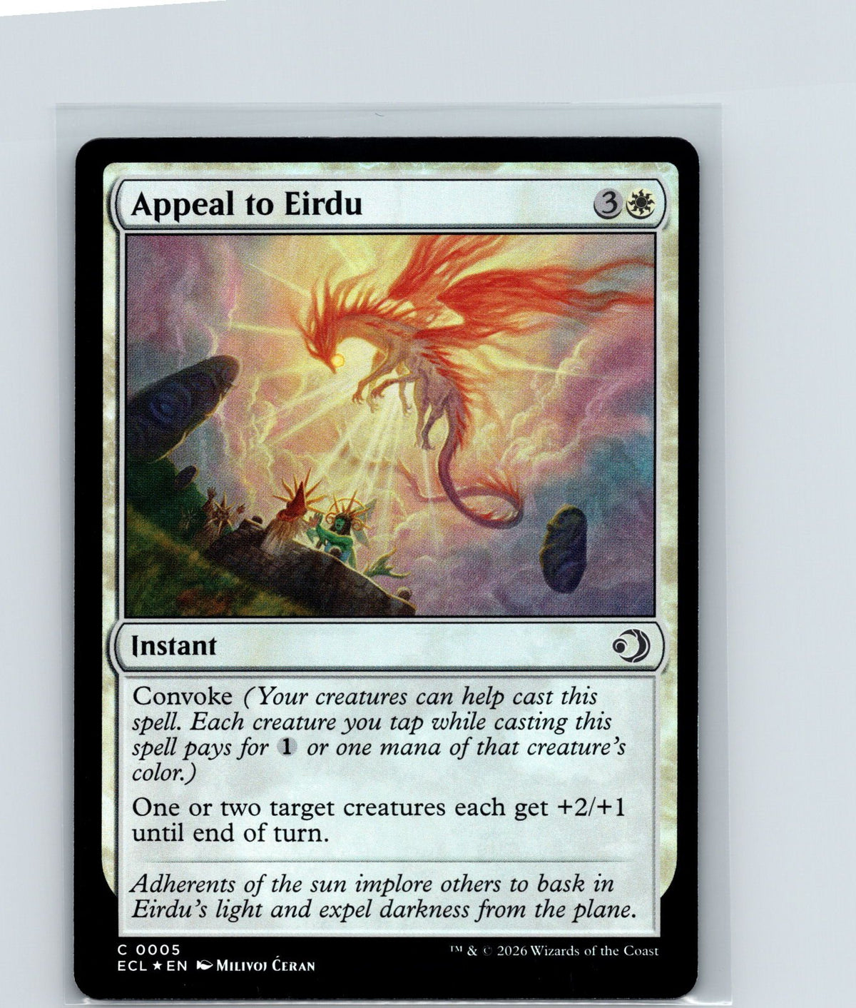 Appeal to Eirdu Foil C Lorwyn Eclipsed 5 NM