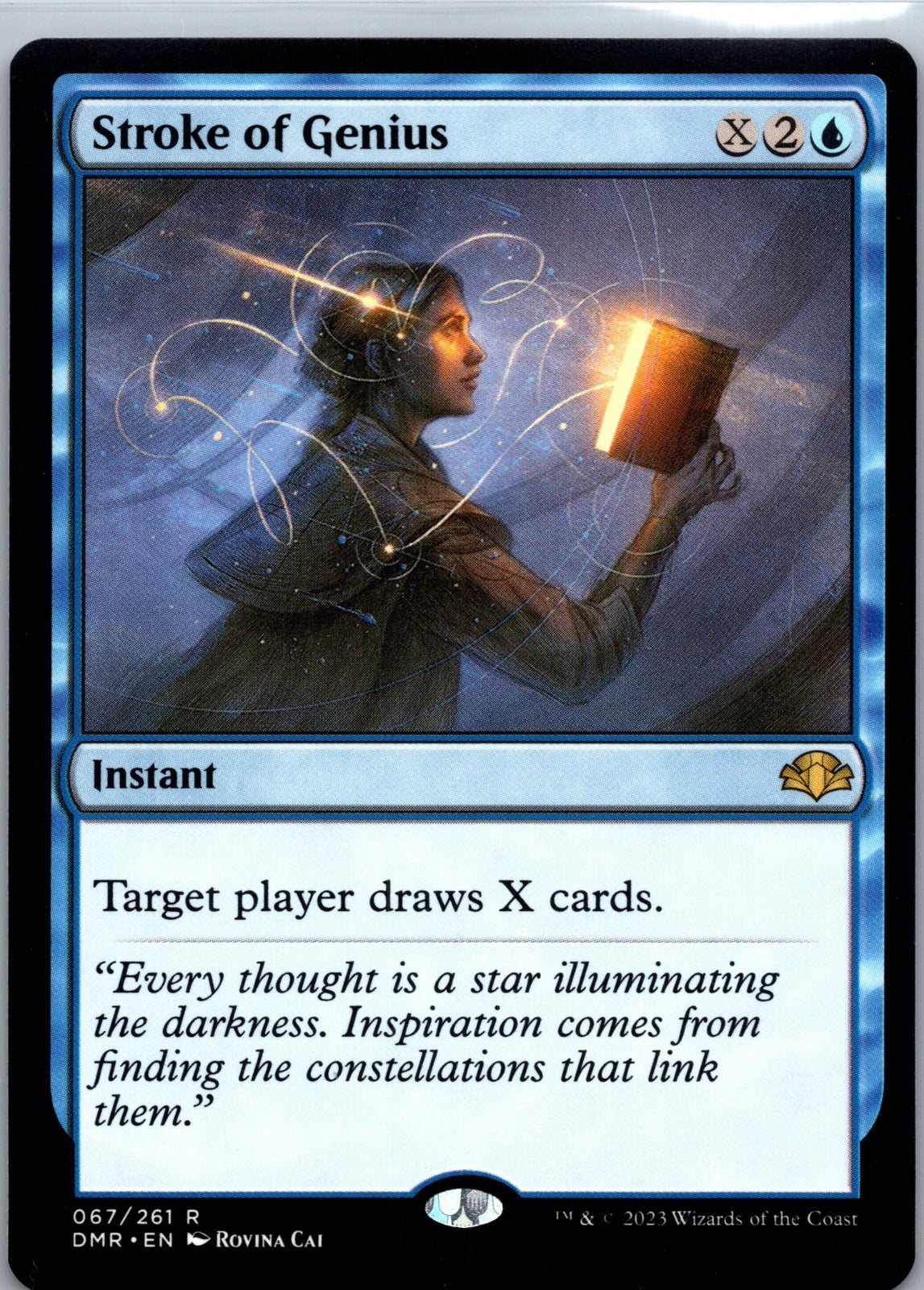 Stroke of Genius R Dominaria Remastered 67 NM