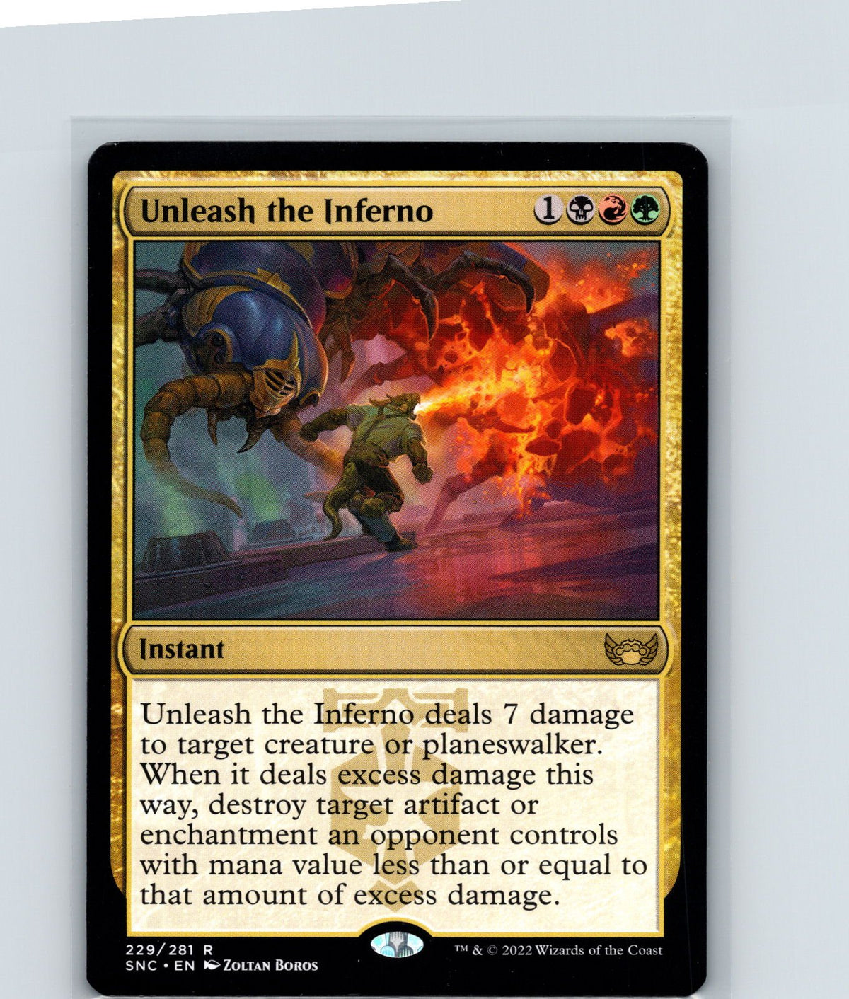 Unleash the Inferno R Streets of New Capenna 229 NM