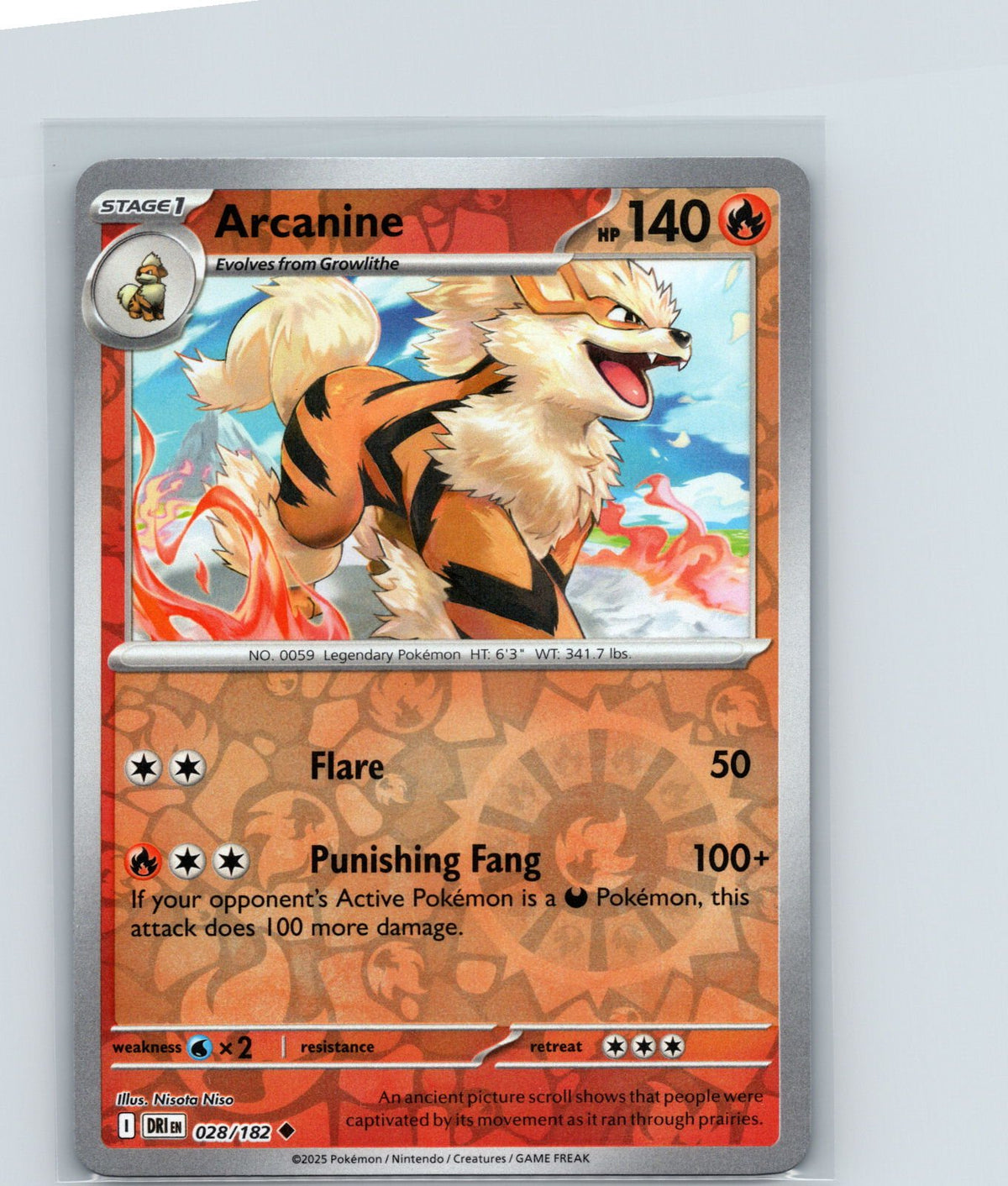 Arcanine Holo Promo SV: Scarlet & Violet Promo Cards 011 NM