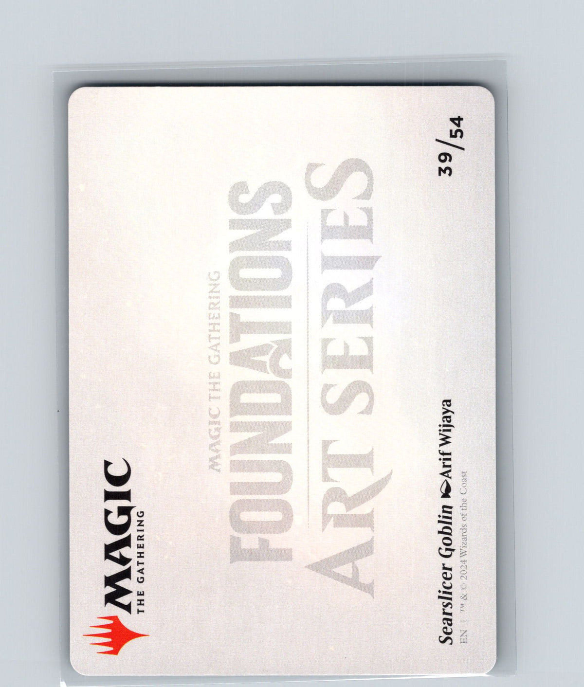 Searslicer Goblin Art Card (/54) S Art Series: Foundations 39 NM