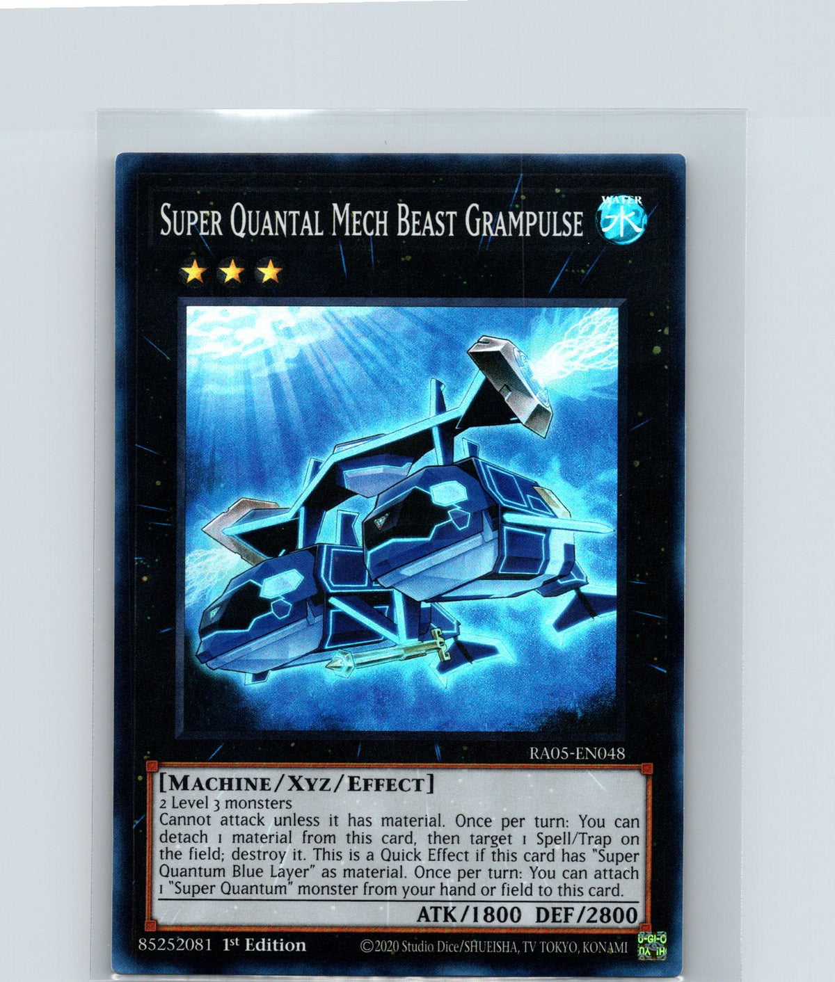 Super Quantal Mech Beast Grampulse 1st Edition Super Rare RA05-EN048 NM