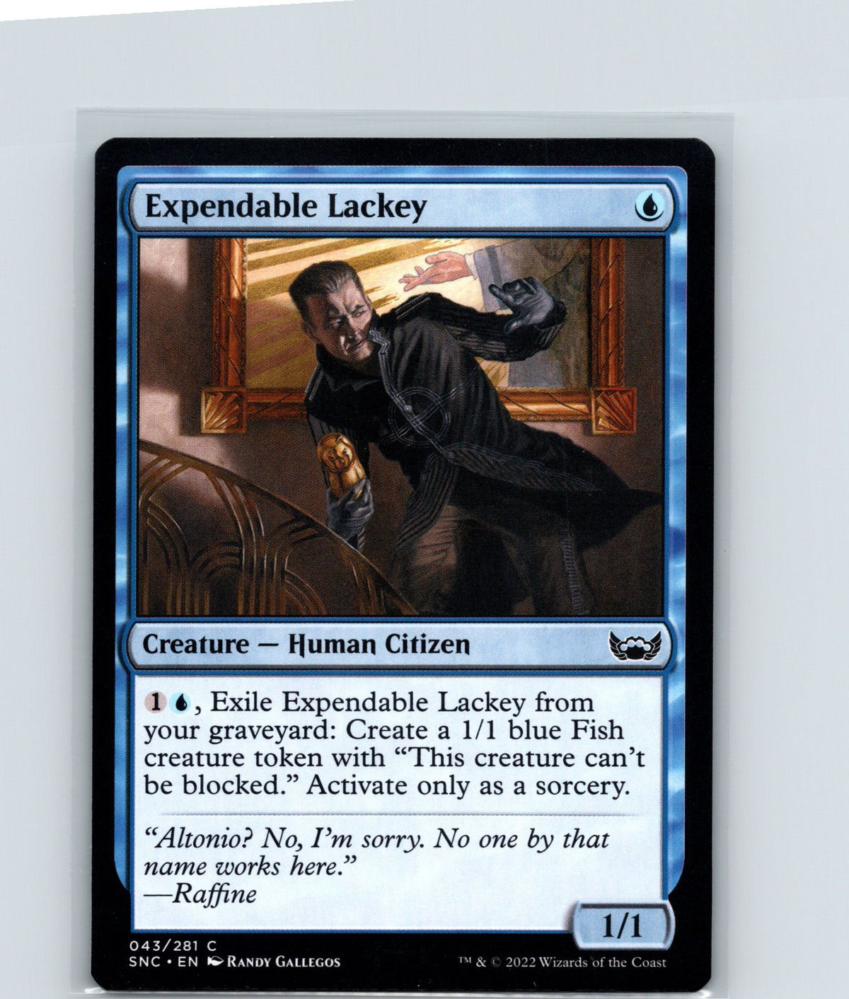 Expendable Lackey C Streets of New Capenna 43 NM