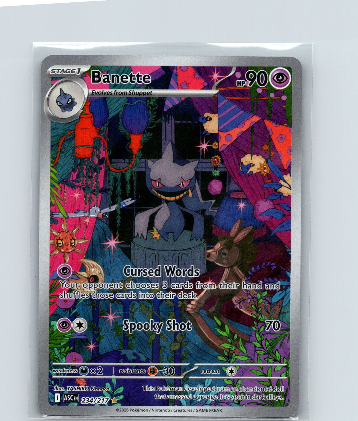 Banette Holo Illustration Rare ME: Ascended Heroes 234/217 NM