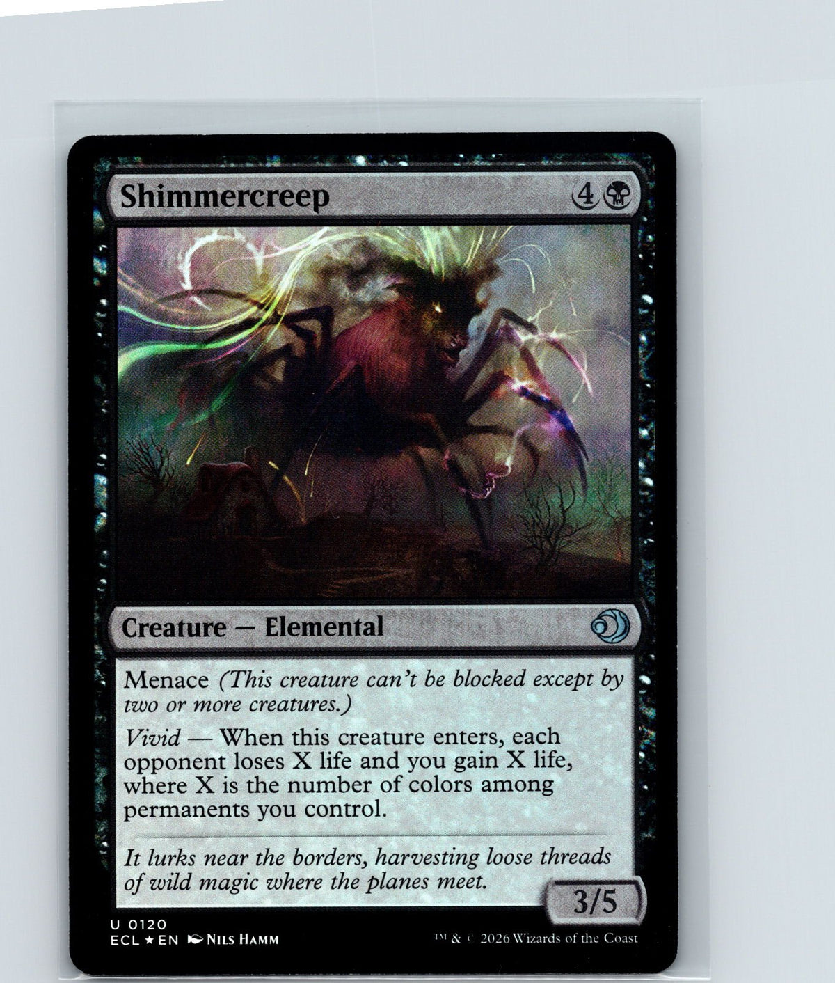 Shimmercreep Foil U Lorwyn Eclipsed 120 NM