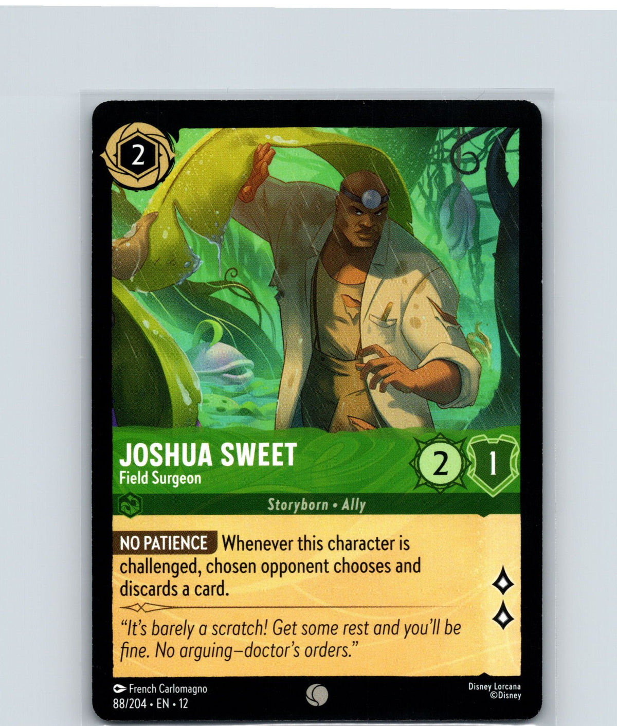 Joshua Sweet - Field Surgeon Common Wilds Unknown 88/204 NM