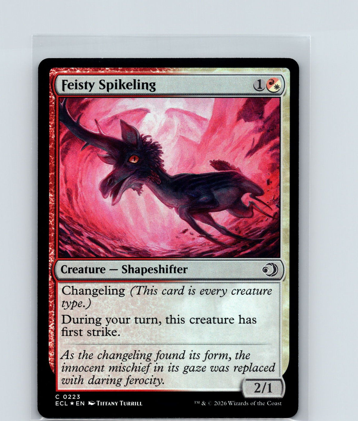 Feisty Spikeling Foil C Lorwyn Eclipsed 223 NM