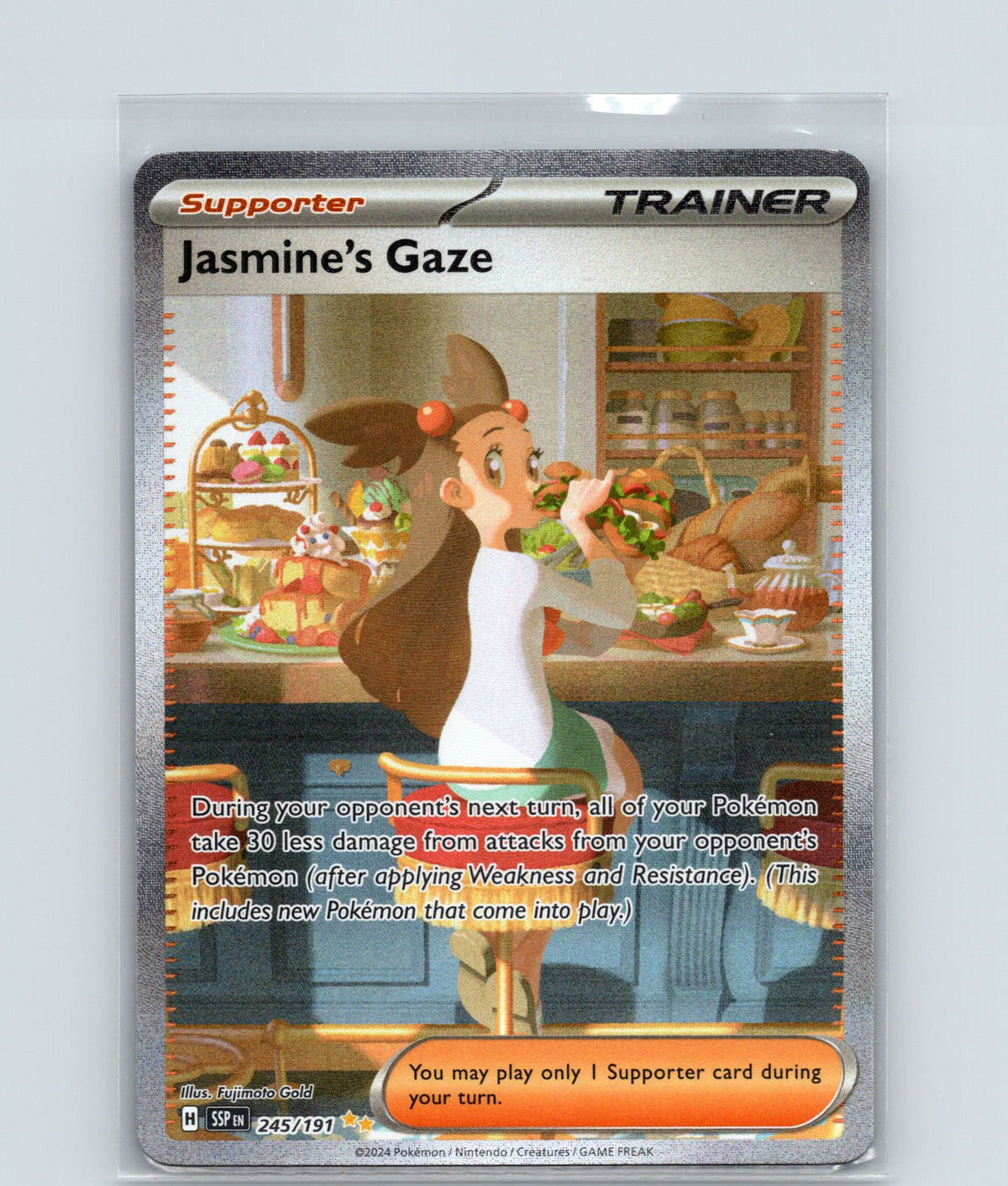 Jasmine's Gaze Holo Special Illustration Rare SV08: Surging Sparks 245/191 NM
