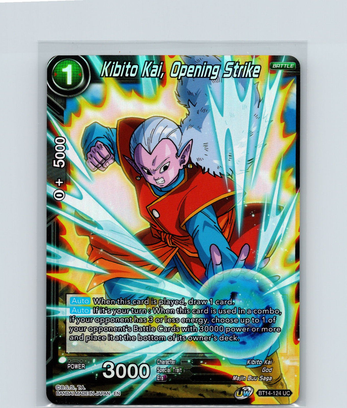 Kibito Kai, Opening Strike Foil Uncommon Cross Spirits BT14-124 NM
