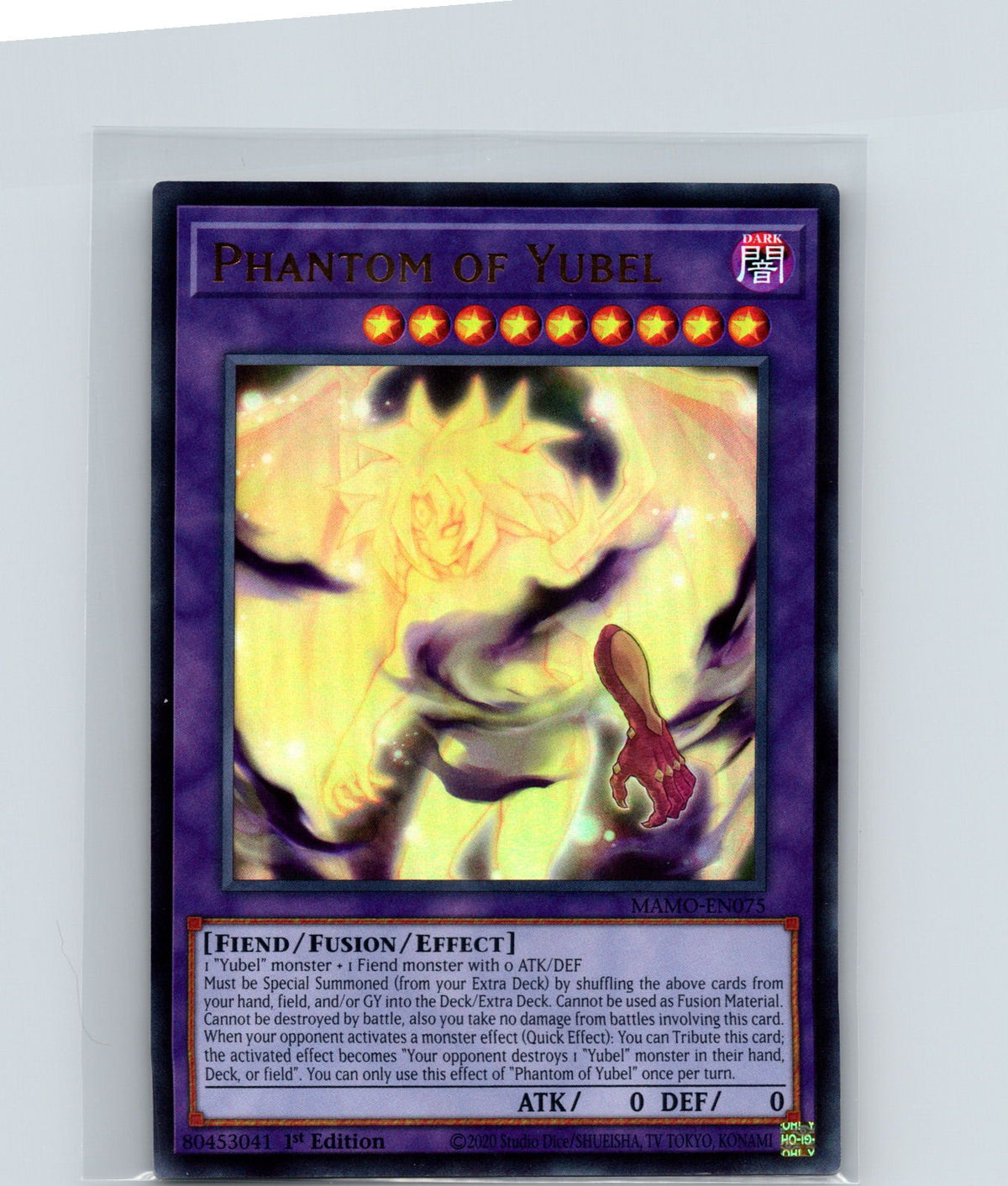 Phantom of Yubel 1st Edition Ultra Rare Magnificent Monsters MAMO-EN075 NM