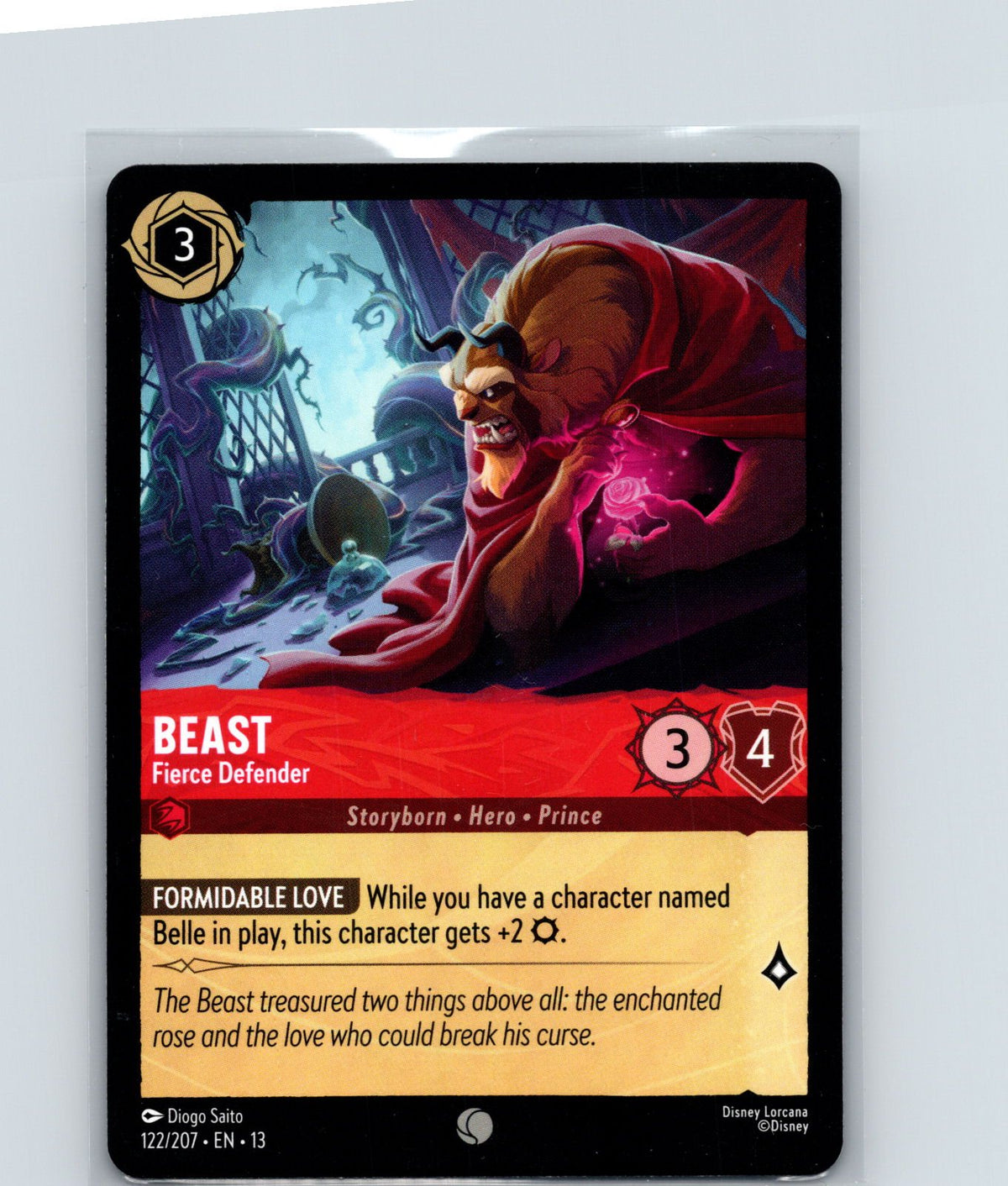 Beast - Fierce Defender Common Attack of the Vine! 122/207 NM