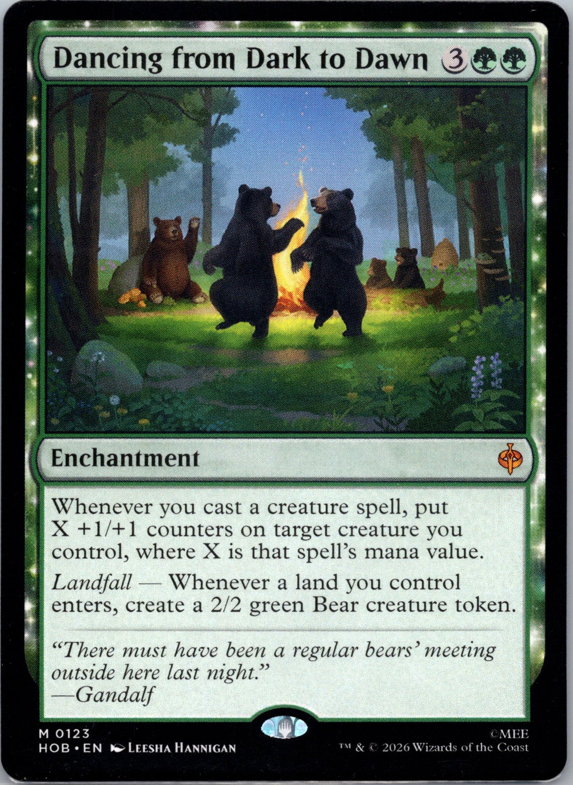 Dancing from Dark to Dawn M The Hobbit 123 NM