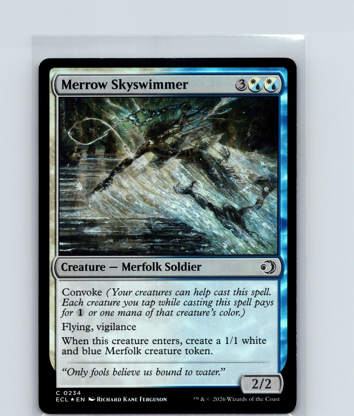 Merrow Skyswimmer Foil C Lorwyn Eclipsed 234 NM