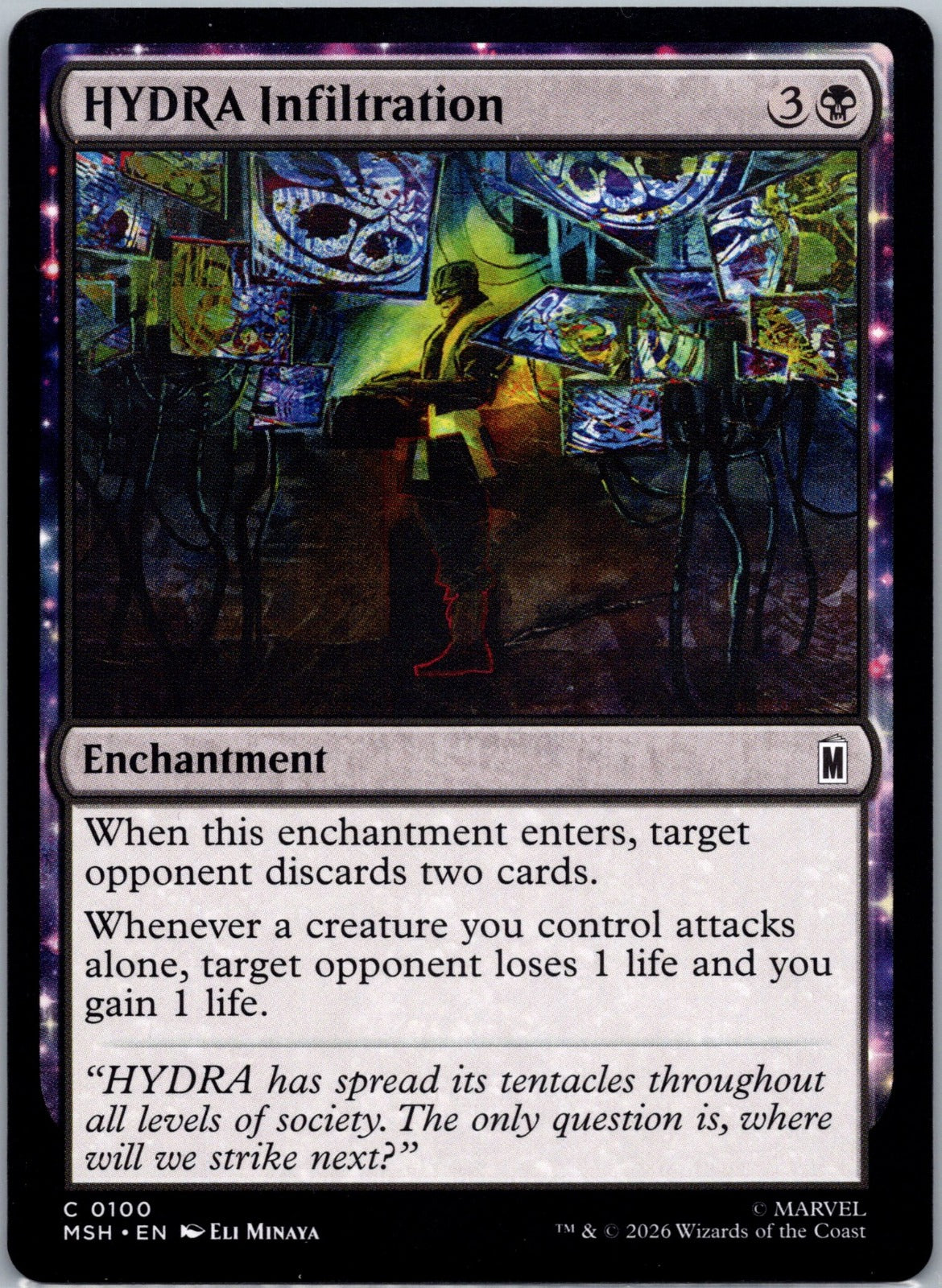 HYDRA Infiltration C Marvel Super Heroes 100 NM