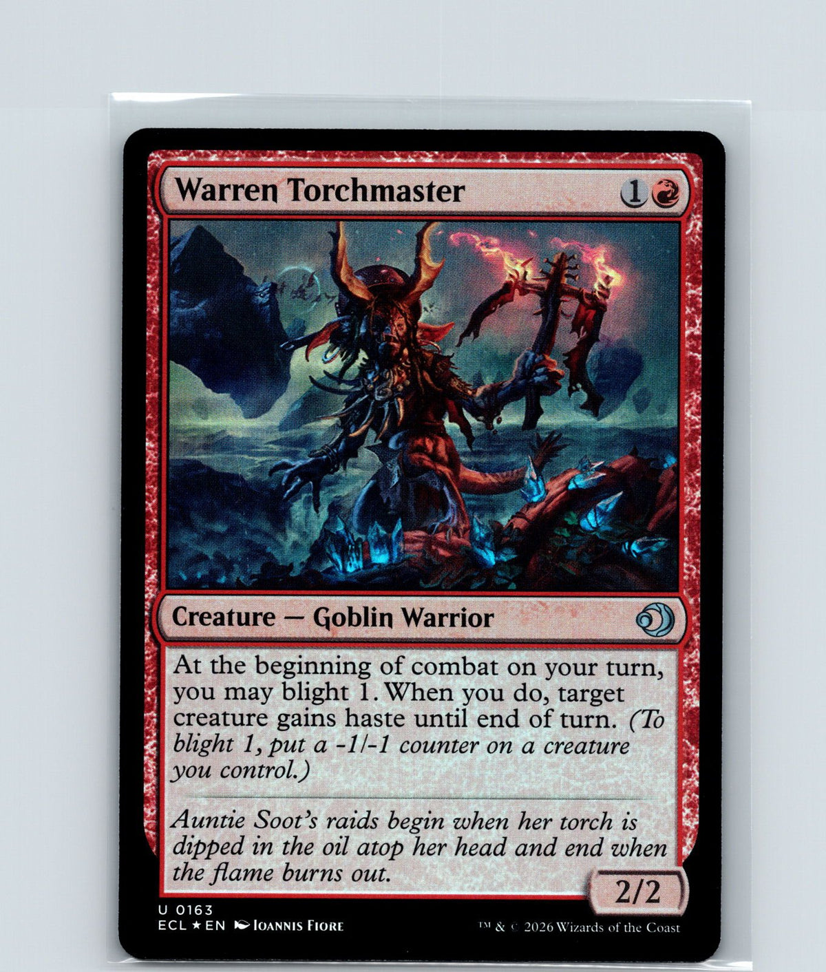 Warren Torchmaster Foil U Lorwyn Eclipsed 163 NM