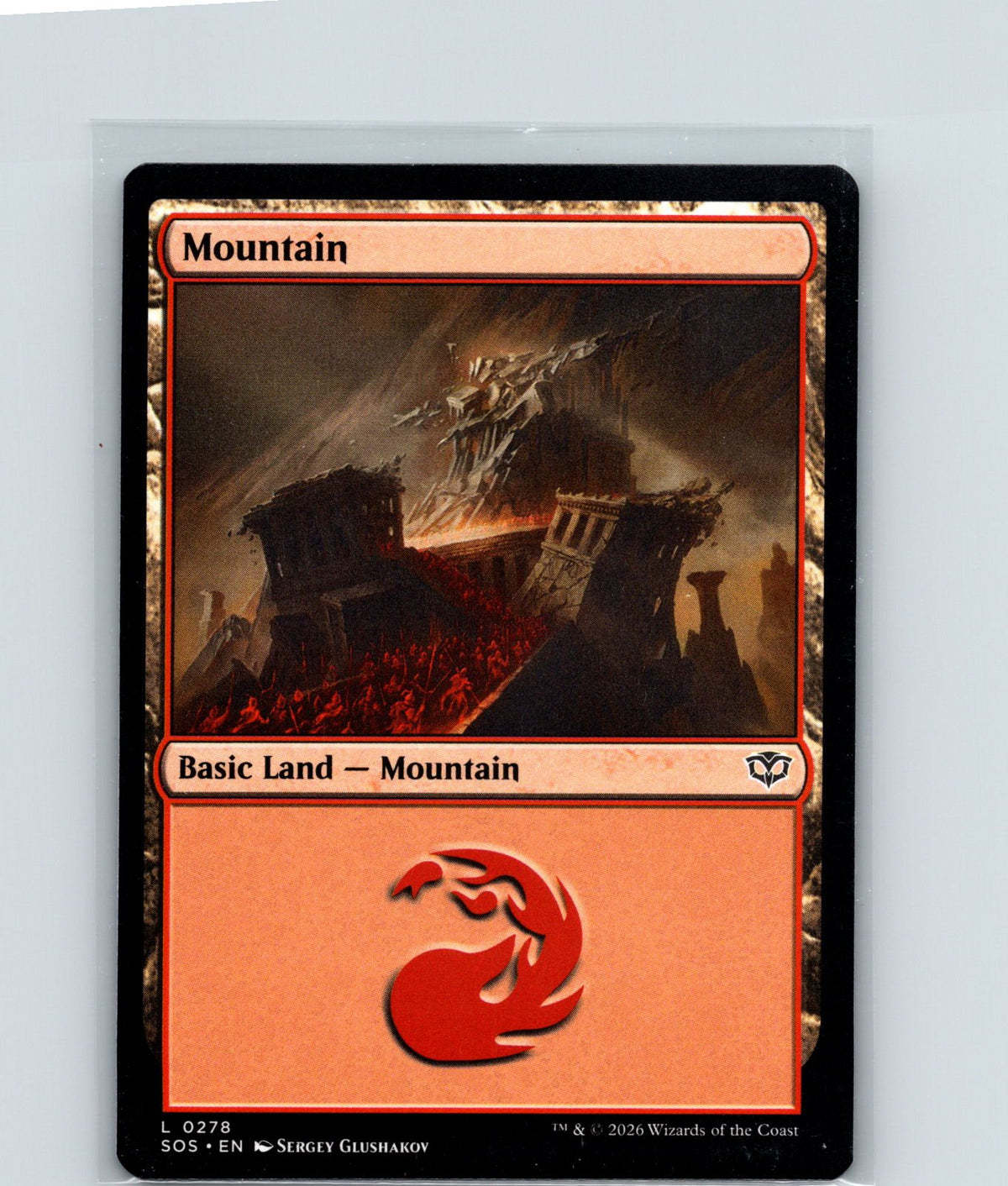 Mountain L Secrets of Strixhaven 278 NM