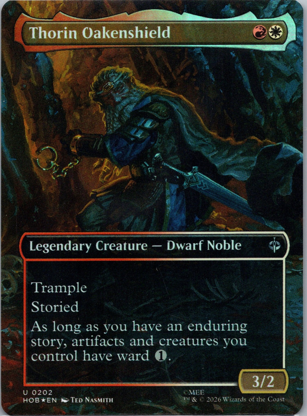 Thorin Oakenshield (Borderless) Foil U The Hobbit 202 NM