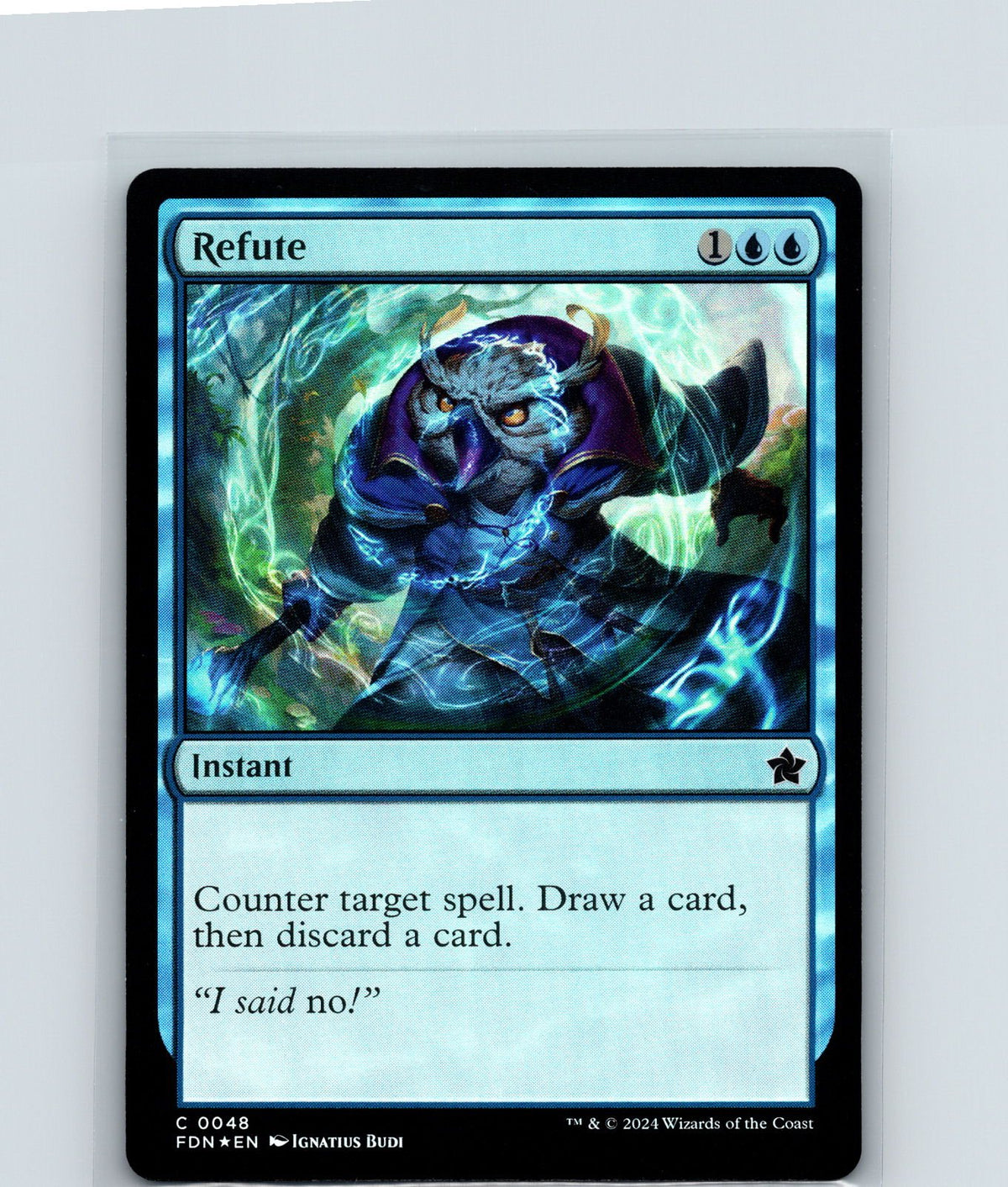 Refute Foil C Foundations 48 NM