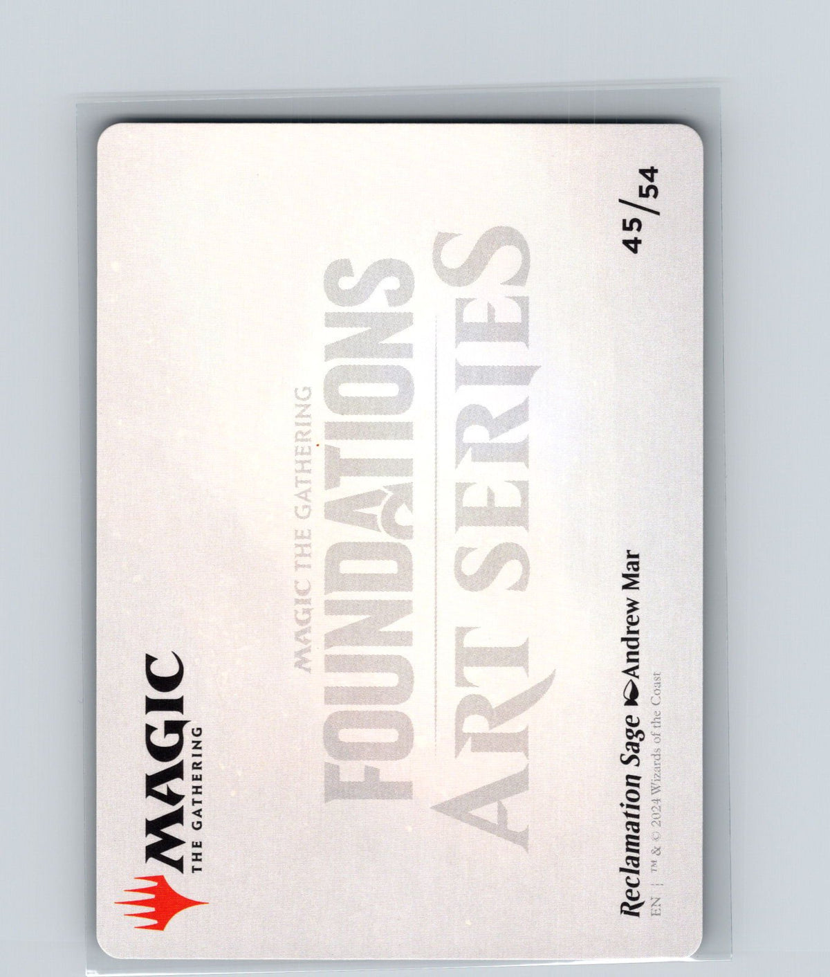 Reclamation Sage Art Card (/54) S Art Series: Foundations 45 NM