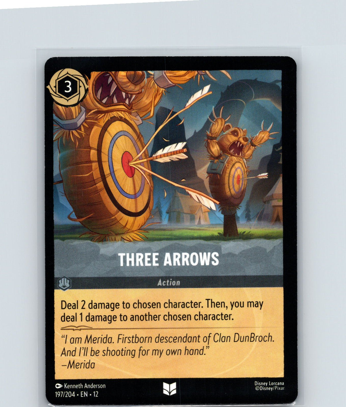 Three Arrows Uncommon Wilds Unknown 197/204 NM