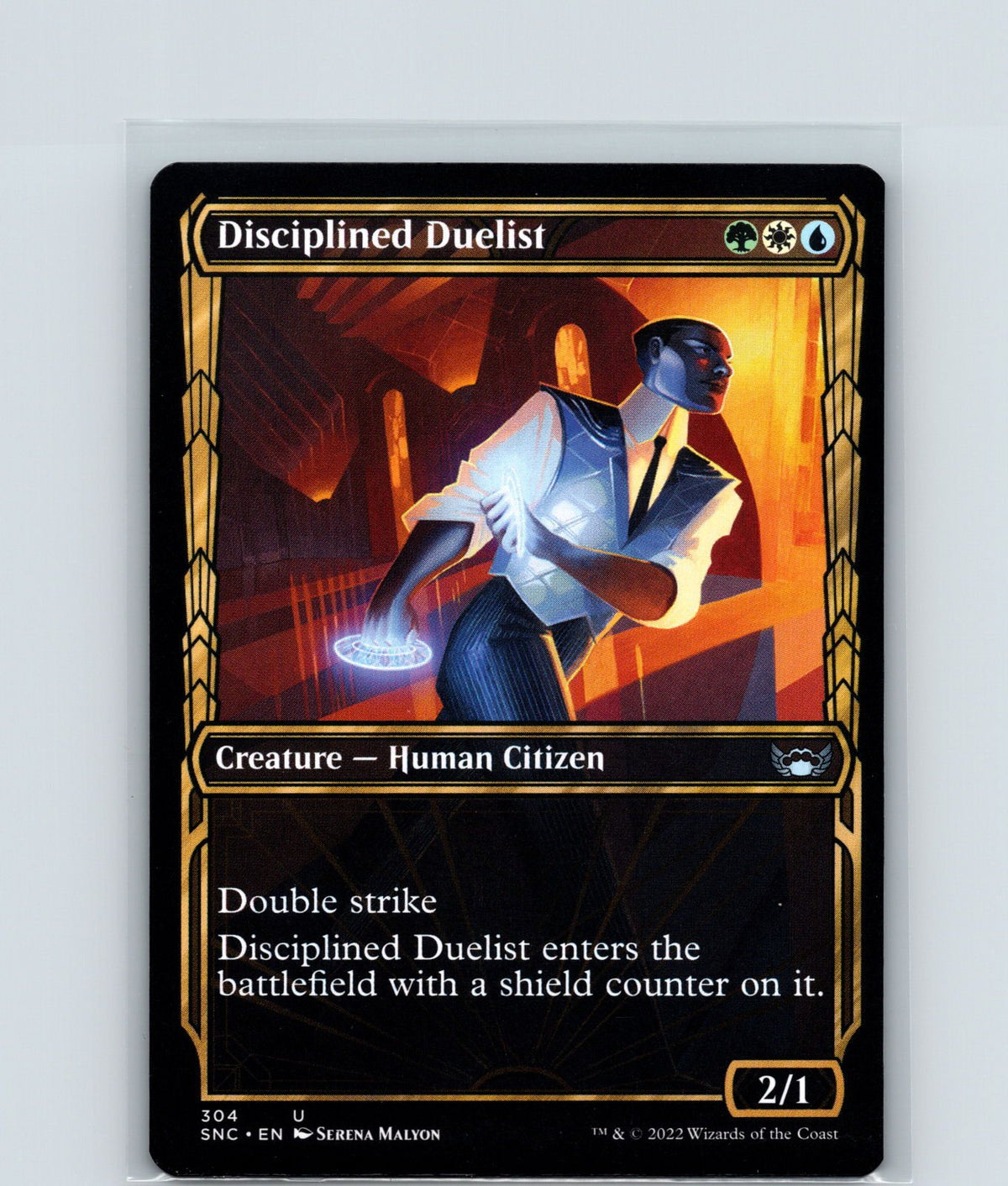 Disciplined Duelist (Showcase) U Streets of New Capenna 304 NM