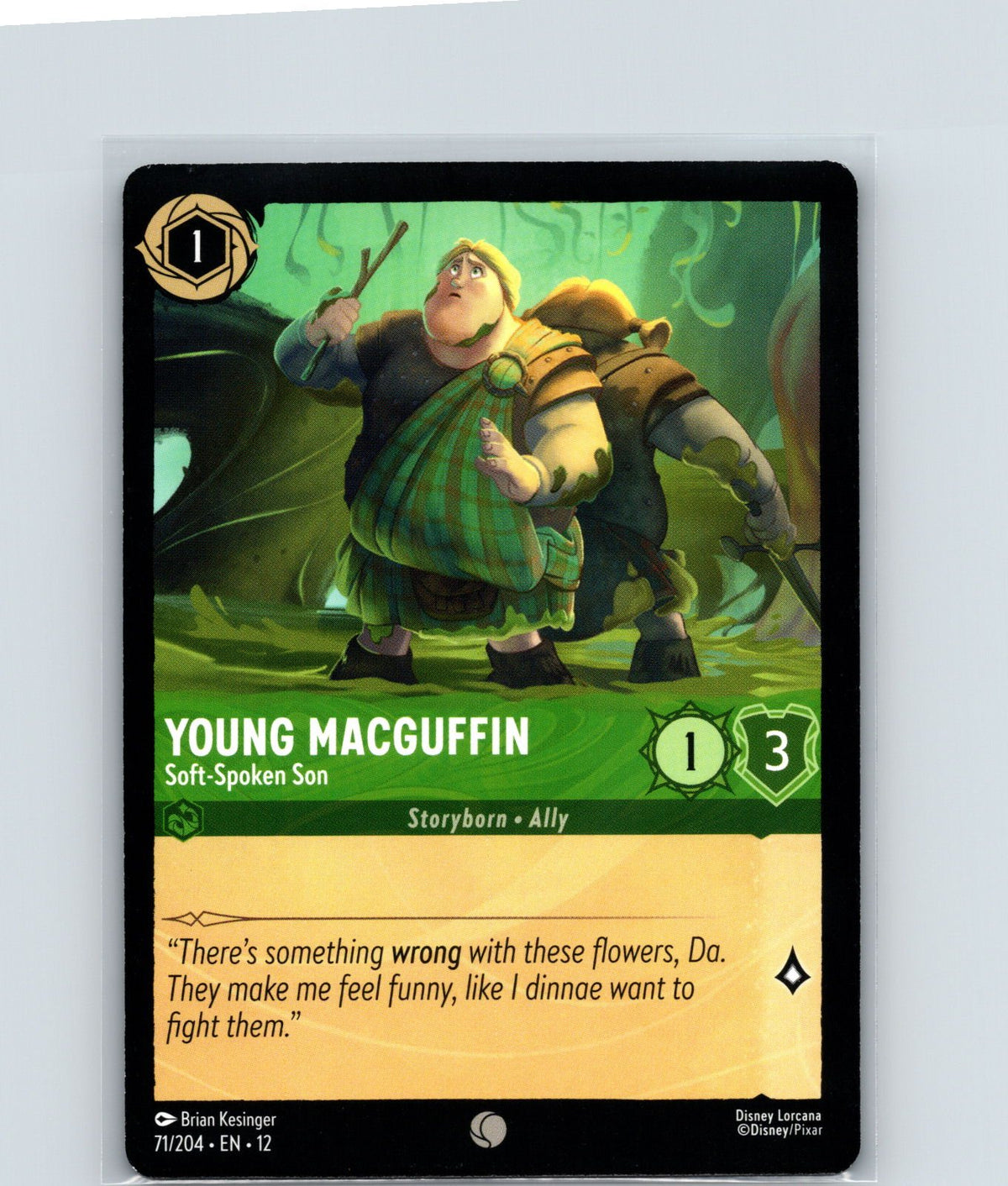 Young MacGuffin - Soft-Spoken Son Common Wilds Unknown 71/204 NM