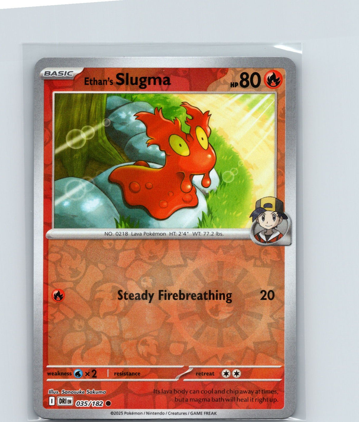 Ethan's Slugma Reverse Holo Common ME: Ascended Heroes 023/217 NM