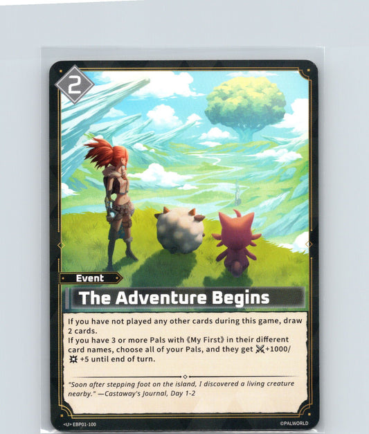 The Adventure Begins Uncommon BP01: Dawn of Palpagos EBP01-100 NM